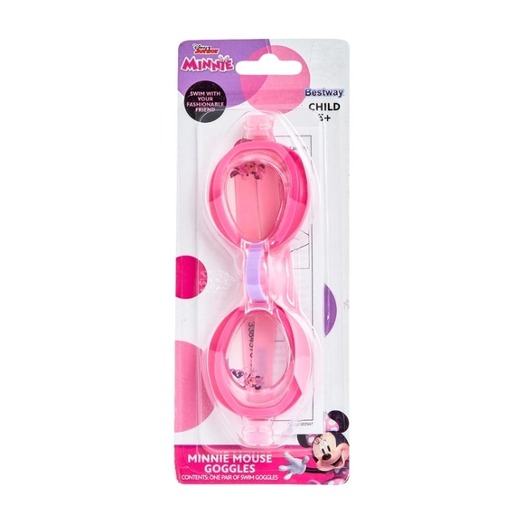 *5/$20* NEW Bestway Disney Minnie Mouse Licensed Youth Swim Goggles - Picture 1 of 3